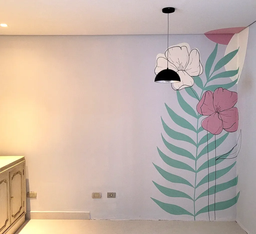 Pintura Botânica em Sala