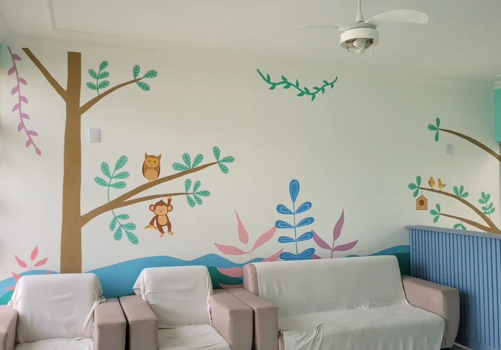 Pintura Infantil Animais e Natureza